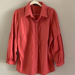 The Limited Button Down Long Sleeve Shirt red Size L